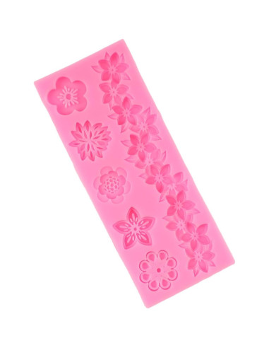 Molde de Fondant Barroco QDMOLDS Silicona Floral 6.9x5.7cm