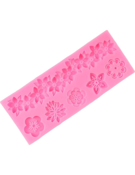 Molde de Fondant Barroco QDMOLDS Silicona Floral 6.9x5.7cm
