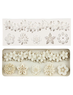 Molde de Fondant Barroco QDMOLDS Silicona 5.7x14 cm