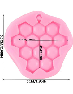 Molde de Silicona de Panal QDMOLDS para Fondant y Chocolate 2