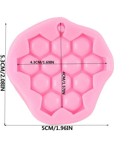 Molde de Silicona de Panal QDMOLDS para Fondant y Chocolate