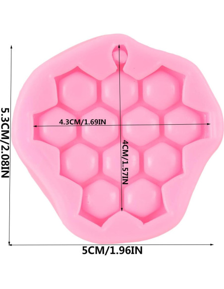 Molde de Silicona de Panal QDMOLDS para Fondant y Chocolate