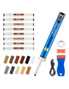 Kit de Reparación de Suelo de Madera Laminada A-HEYIDA Azul