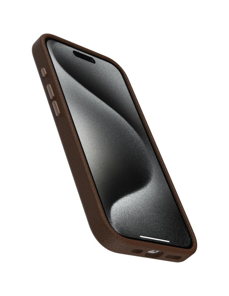 Funda OtterBox iPhone 15 Pro Cuero Cactus MagSafe Marrón