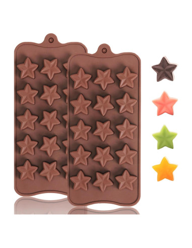 Moldes de Silicona Estrella ZTHapwa 15 Cavidades 3D