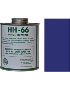 Kit de Reparación de Lona Mytee Products 18oz Azul con Cemento 2