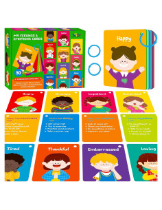 Tarjetas de Emociones SpriteGru 50 Sentimientos para Niños