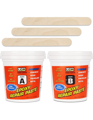 Kit de Reparación de Grietas de Concreto Epóxico LCR 295ml