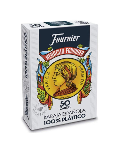 Baraja Española 100% Plástico Fournier No. 2100 - Calidad Casino