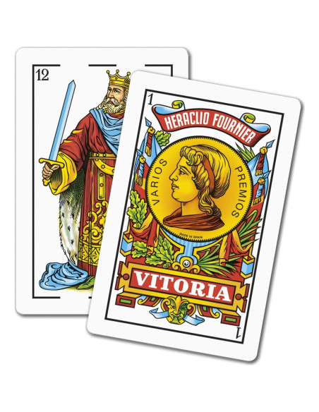 Baraja Española 100% Plástico Fournier No. 2100 - Calidad Casino
