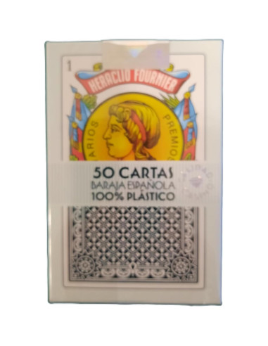 Baraja Española 100% Plástico Fournier No. 2100 - Calidad Casino
