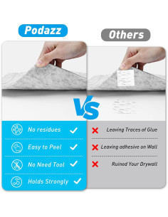 Paneles Acústicos Hexagonales Podazz 12 Piezas 30.48x25.4 cm 2