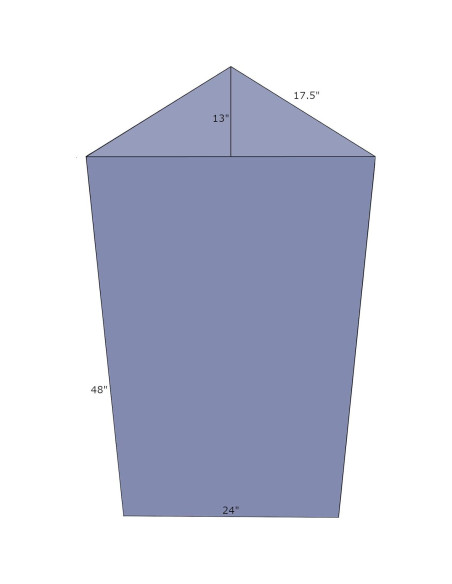 Trampa de Graves en Esquina ATS Acoustics 61x122cm Negro