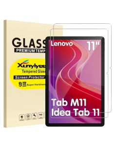 Protector de Pantalla Vidrio Templado XunyLyee para Lenovo Tab M11 11"