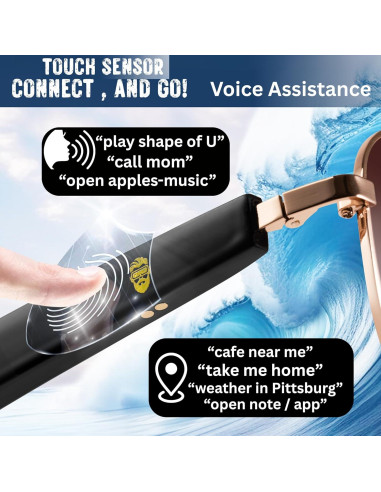 Gafas Inteligentes Bluetooth XR Loud Alpha Marrón UV400