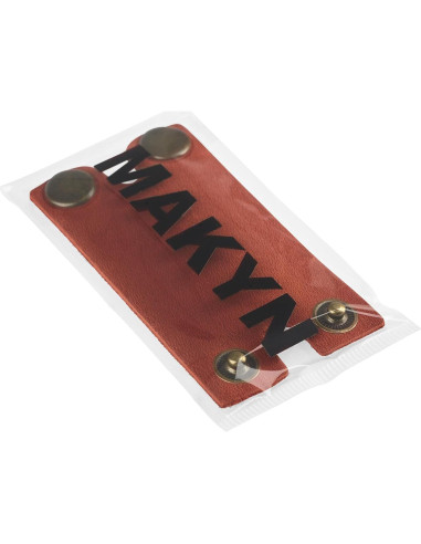 Cubierta Protectora de Afeitar de Cuero Auténtico Cognac