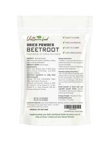 Polvo de Remolacha 150g - Natural y Nutritivo