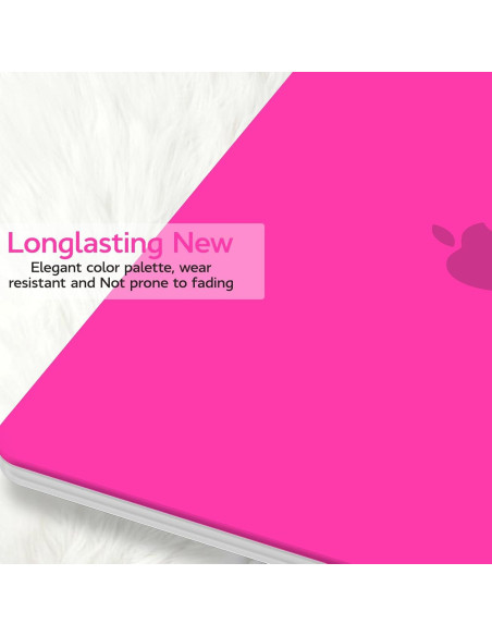 Carcasa Dura Anban Rosa Brillante para MacBook Air 13" 2018-2022