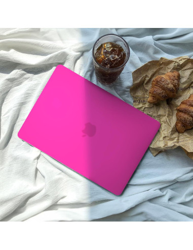 Carcasa Dura Anban Rosa Brillante para MacBook Air 13" 2018-2022