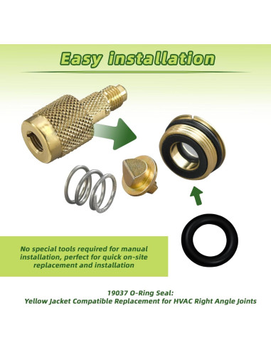 Sellos O-Ring 12 Piezas Compatible Yellow Jacket 1/4"