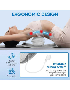 Tablero de Soporte Lumbar Ergonómico yflingjie - Alivio Dolor Espalda 2