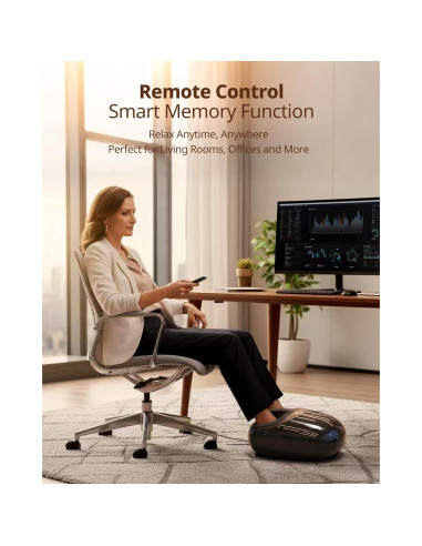 Máquina de Masaje para Pies Shiatsu Beirelaxed 3 Niveles Calor