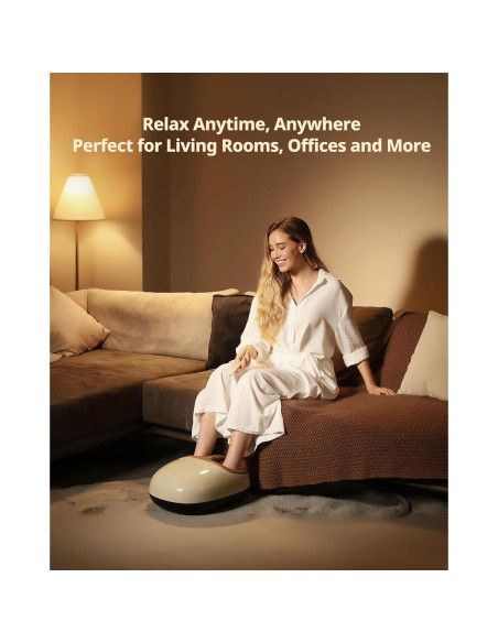 Máquina de Masaje para Pies Shiatsu Beirelaxed 3 Niveles Calor