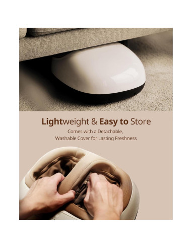 Máquina de Masaje para Pies Shiatsu Beirelaxed 3 Niveles Calor