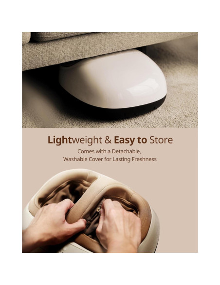 Máquina de Masaje para Pies Shiatsu Beirelaxed 3 Niveles Calor