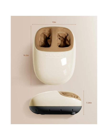 Máquina de Masaje para Pies Shiatsu Beirelaxed 3 Niveles Calor