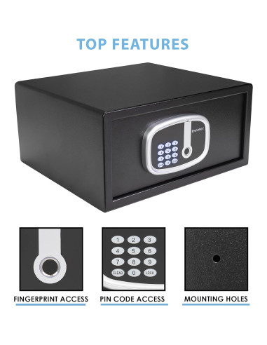 Caja Fuerte Digital Biométrica Barska AX13632 0.85 Pies