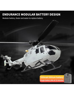 GoolRC C186 Helicóptero RC 6 Ejes Estabilización Gyro 2