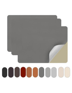 Kit de Reparación de Cuero Autoadhesivo LHOMS 3 Pcs 27.94x20.32cm