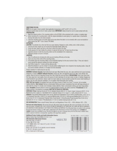 Adhesivo para Espejo Retrovisor 3M 08749 Alta Unión 0.59 ml