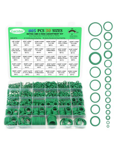 Kit de 805 Piezas Anillos O Lucstar para Aire Acondicionado