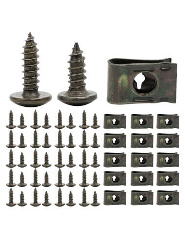 Kit de Sujetadores Automotrices Minho 200 Pcs Clips y Tornillos
