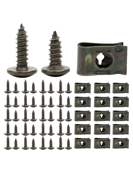 Kit de Sujetadores Automotrices Minho 200 Pcs Clips y Tornillos