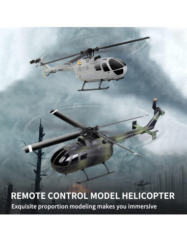 GoolRC C186 Helicóptero RC 6 Ejes Estabilización Gyro