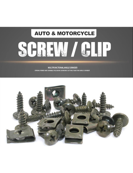 Kit de Sujetadores Automotrices Minho 200 Pcs Clips y Tornillos