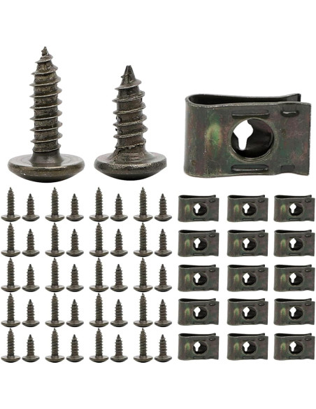 Kit de Sujetadores Automotrices Minho 200 Pcs Clips y Tornillos