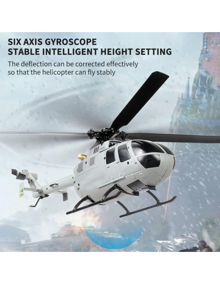 GoolRC C186 Helicóptero RC 6 Ejes Estabilización Gyro