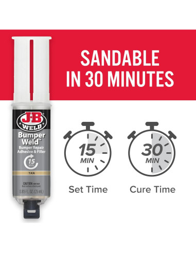Adhesivo J-B Weld BumperWeld para Reparación de Parachoques