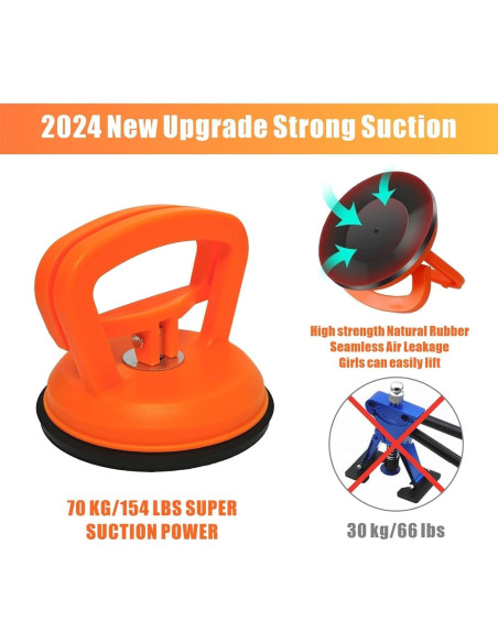 Kit de extractor de abolladuras ZXFLOOV 3 piezas sin pintura