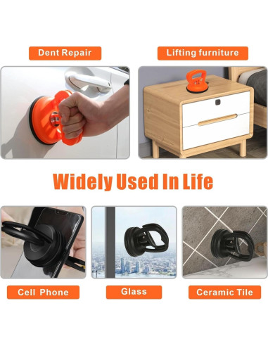 Kit de extractor de abolladuras ZXFLOOV 3 piezas sin pintura