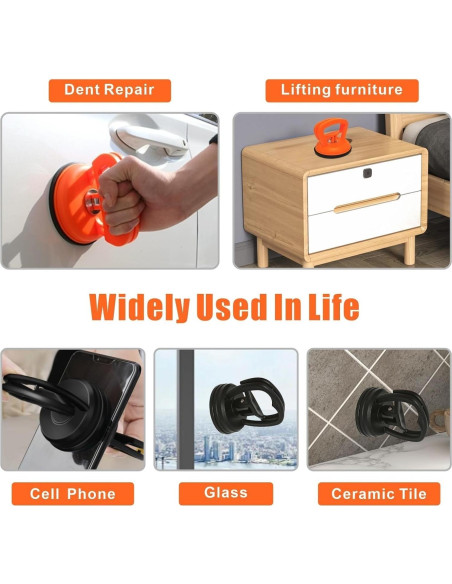 Kit de extractor de abolladuras ZXFLOOV 3 piezas sin pintura