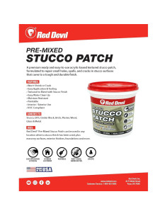 Parche de Estuco Pre Mezclado Red Devil 0450, 1 Paquete 226g 2