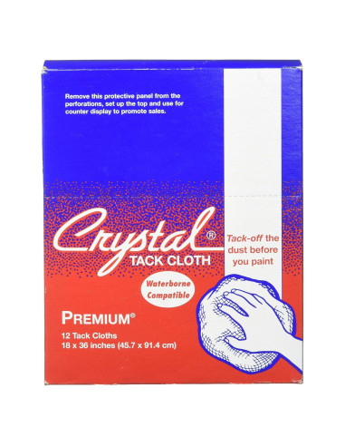 Paños Tack Premium Bond Crystal 45.72x91.44 cm 12 Unidades