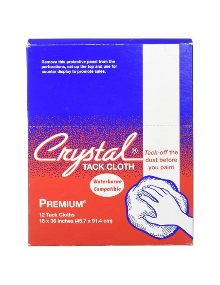 Paños Tack Premium Bond Crystal 45.72x91.44 cm 12 Unidades