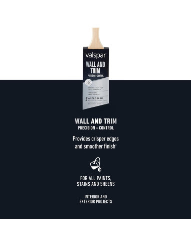 Pincel de Precisión Valspar 2" para Paredes y Molduras