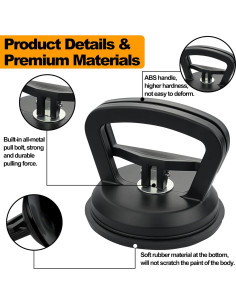 Kit Extractor de Abolladuras YUNXEXIT 5 Piezas - Reparación Auto 2